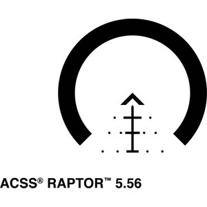 Primary Arms SLx6 1-6x24mm FFP Rifle Scope - Illuminated ACSS-RAPTOR-5.56 Reticle