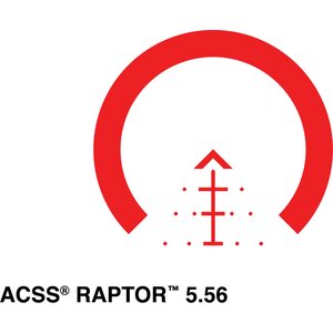 Primary Arms SLx6 1-6x24mm FFP Rifle Scope - Illuminated ACSS-RAPTOR-5.56 Reticle