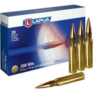 Lapua .308 Lock Base Semi-Auto, 11g FMJBT, 20 Kpl