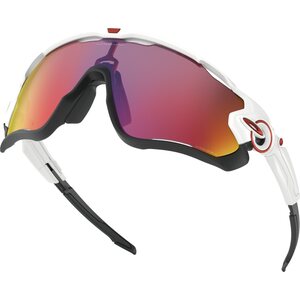 Oakley Jawbreaker, Polished White w/ Prizm Road