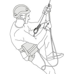 Petzl EXO Eashook Open - Individual evacuation system