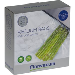 Finnvacum Vakuumipussi 150x250mm (uritettu) 50kpl/Lahjapaketti