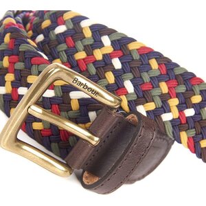 Barbour Tartan Coloured Strech Belt Gift Box