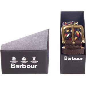 Barbour Tartan Coloured Strech Belt Gift Box