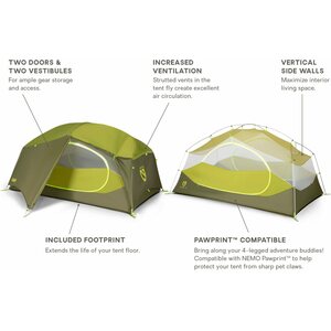 Nemo Aurora 2P + Footprint
