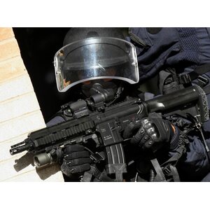Aimpoint CEU with high (39 mm) top ring TwistMount and base,,,