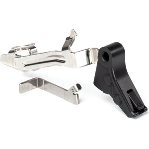 ZEV PRO Flat Trigger Bar Kit, For Gen 5 Glocks, Black w/ Black Safety, Includes Zev Pro Connector