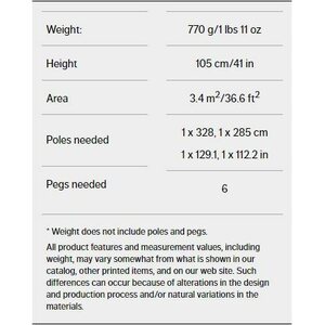 Hilleberg Anjan 3/Anjan 3 GT Mesh Inner Tent