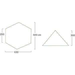 Helsport Pasvik 10-12 (outer tent + center pole)