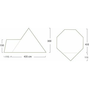 Helsport Varanger Camp 8-10 outer tent + center pole