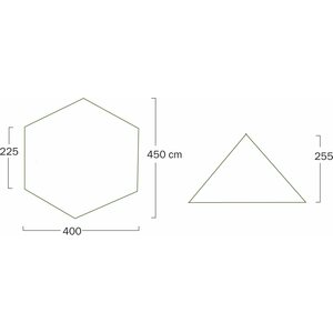 Helsport Pasvik 6-8 (outer tent + center pole)