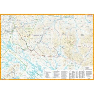 Calazo Kiilopää - Retkeilyopas & tunturikartta - 1:25 000 ja 1:50 000