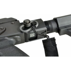Strike Industries AK stock adaptor allows for standard fixed AK stock to accept a AR buffer tube assembly