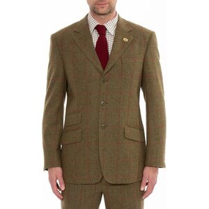 Alan Paine Combrook Mens Tweed Blazer - Classic Fit