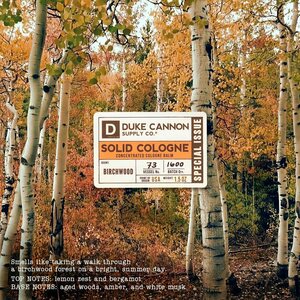 Duke Cannon Solid Cologne - Birchwood (Special Issue)