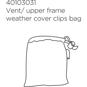 Thule Rain cover clips with bag 19-x