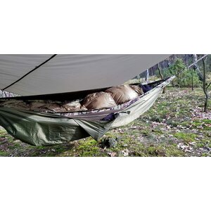 Bushmen Glow Camp quilt +5C