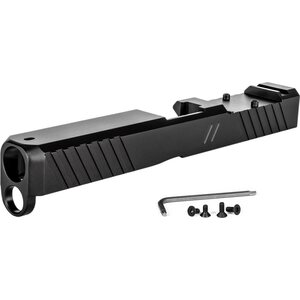 ZEV Z17 DUTY STRIPPED SLIDE WITH RMR CUT FOR 5TH GEN, BLACK