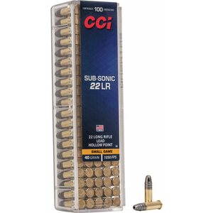 CCI .22 LR Subsonic HP 2,6g 100pcs