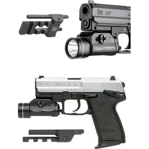 GG&G USP Picatinny Rail Light Mount, Full Size