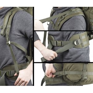 Savotta Jääkäri L with Side Pouches