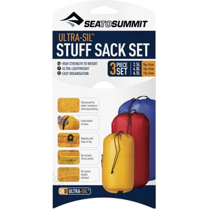 Sea to Summit Stuff Sack Ultrasilicone 3 Piece Set