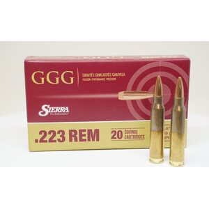 GGG .223Rem Sierra Match King HPBT 77gr / 4.99g / 20 uds