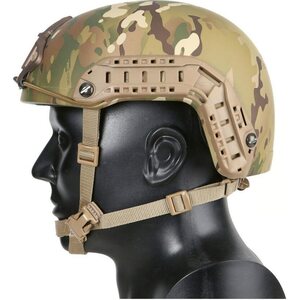 Ops-Core FAST, MT, Super High Cut, Skeleton Rails with Bungees including 22 mm Hardware Kit