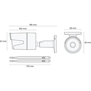 Reolink W320 5MP bullet AI WiFi for outdoor use