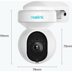 Reolink E1 Outdoor 5MP PTZ Auto Tracking AI WiFi kamera LED-kohdevaloilla