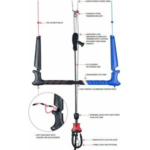 Ozone Stainless Steel Trimmer Bracket Kitesurf Bar