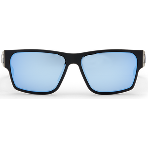 Gatorz Delta Matte Black with Smoked Polarized Lens w/ Blue Mirror