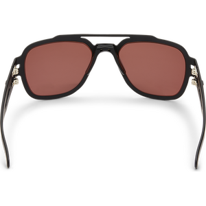 Gatorz Stark Matte Blackout with Rose Polarized w/ Gold Mirror Lens