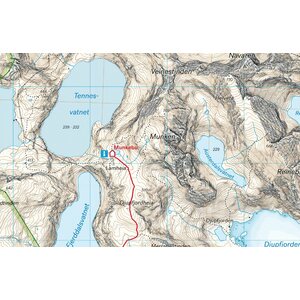 Calazo Lofoten: Moske & Flakst -vuoristokartta 1:30.000, 2021