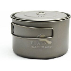 Toaks Light Titanium 700ml D115mm Pot (ultralight version)