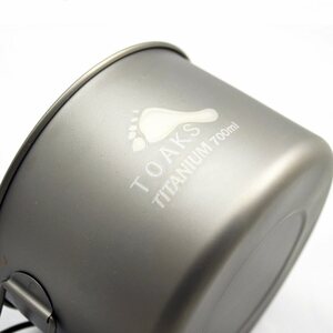 Toaks Light Titanium 700ml D115mm Pot (ultralight version)