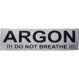 DirZone ARGON-sticker, 17 x 5 cm