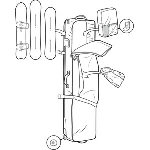 Burton Wheelie Board Case Board Bag