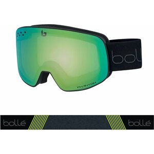 Bolle Nevada Black & Green Matte w/ Phantom Green Emerald