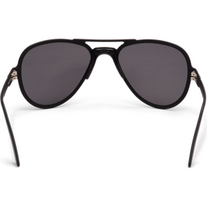 Gatorz Skyhook Matte Black with Smoked Polarized Lens w/ Blue Mirror