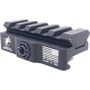 American Defense Picatinny Riser Mount - Low - Titanium Lever