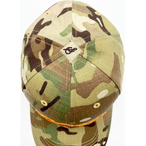 Scott Light Camo Hat with Orange Scott Logo