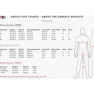 Ursuit AWS immersion suit - Made to measure