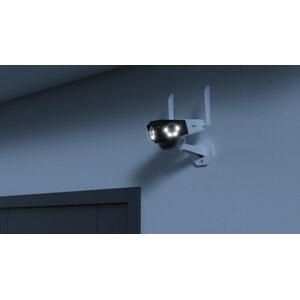 Reolink Duo Wifi battery powered 2x4MP AI camera for outdoor use with LED-spotlights