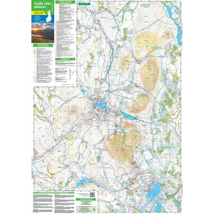 Ylläs Levi Aakenus 1:25 000, ulkoilukartta 2021