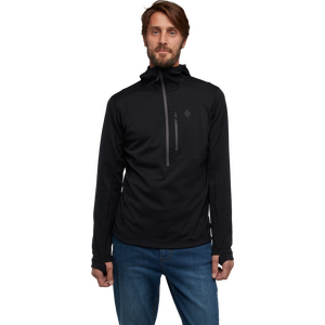 Black Diamond Coefficient 1/4-Zip Fleece Hoody Mens