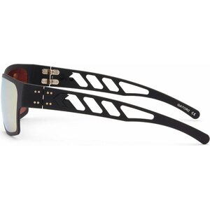 Gatorz Delta M4 Matte Black with Rose Polarized Lens w/Gold Mirror