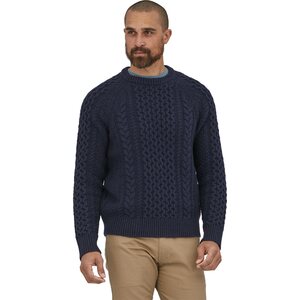 Patagonia Recycled Wool Cable Knit Crewneck Sweater