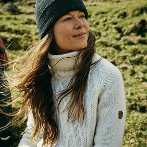 Fjällräven Övik Cable Knit Roller Neck Womens
