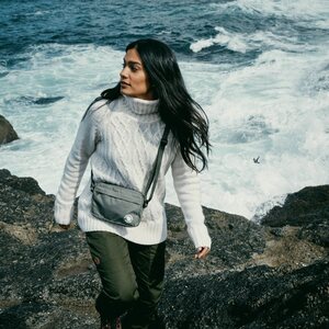 Fjällräven Övik Cable Knit Roller Neck Womens